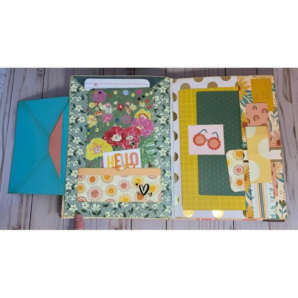 Jump In! altered book junk journal travelers notebook‎ 10x8